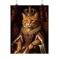 Custom Pet Portrait Poster — Renaissance Royal — Matte