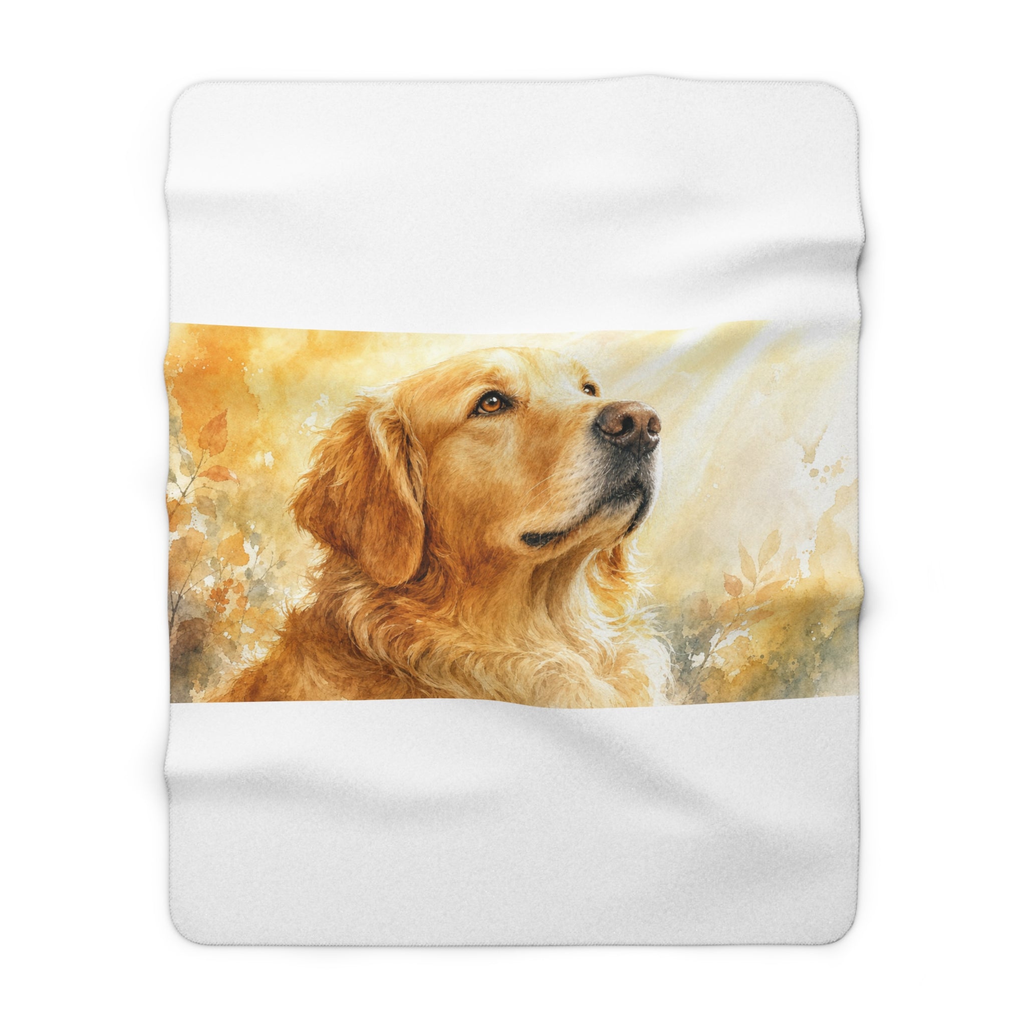 Memorial Pet Portrait — Sherpa Fleece Blanket