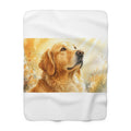 Memorial Pet Portrait — Sherpa Fleece Blanket