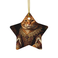 Custom Pet Portrait Ornament — Renaissance Royal