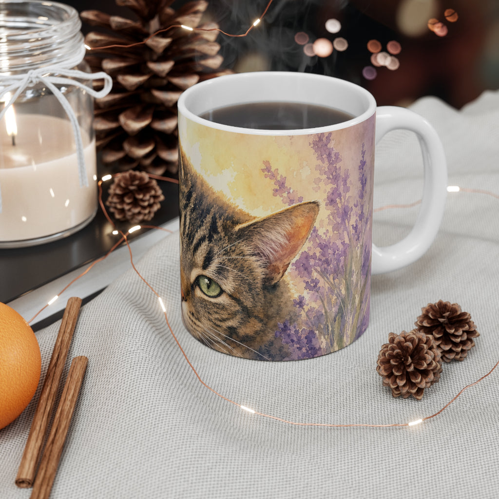 Memorial Pet Portrait Mug — 11oz