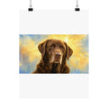 Memorial Pet Portrait — Matte Poster