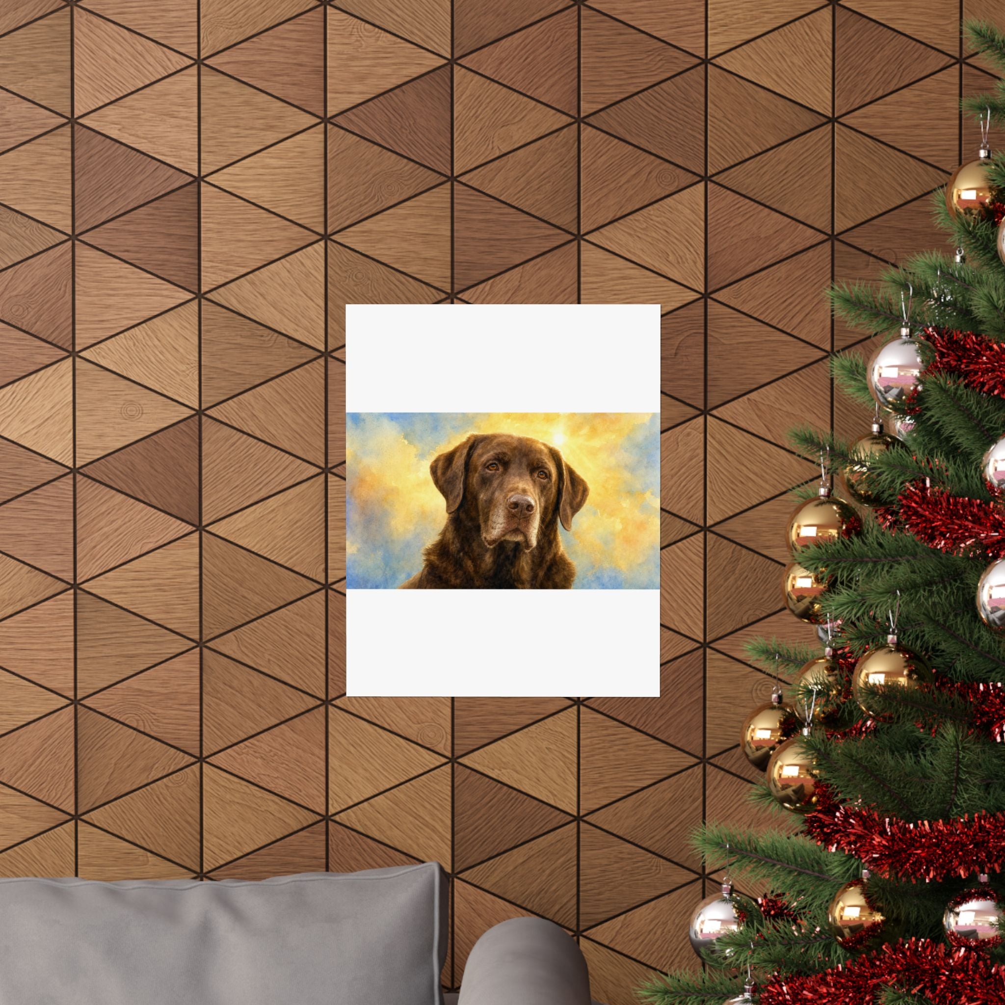 Memorial Pet Portrait — Matte Poster