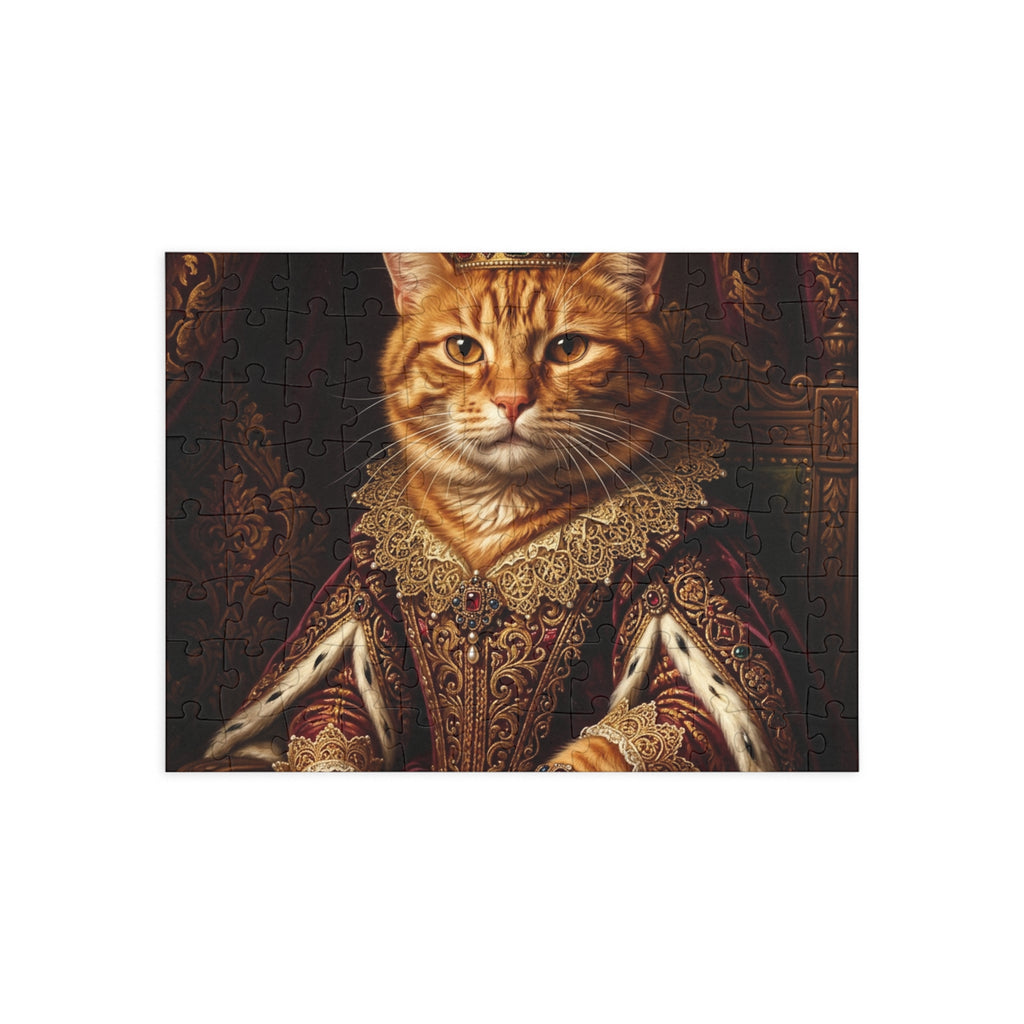 Custom Pet Portrait Puzzle — Renaissance Royal