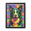 Custom Pet Portrait — Pop Art — Framed Canvas