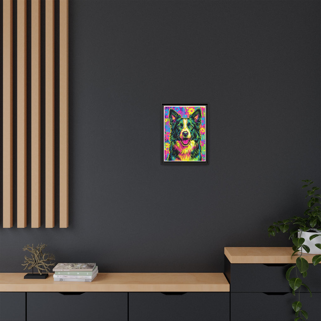 Custom Pet Portrait — Pop Art — Framed Canvas