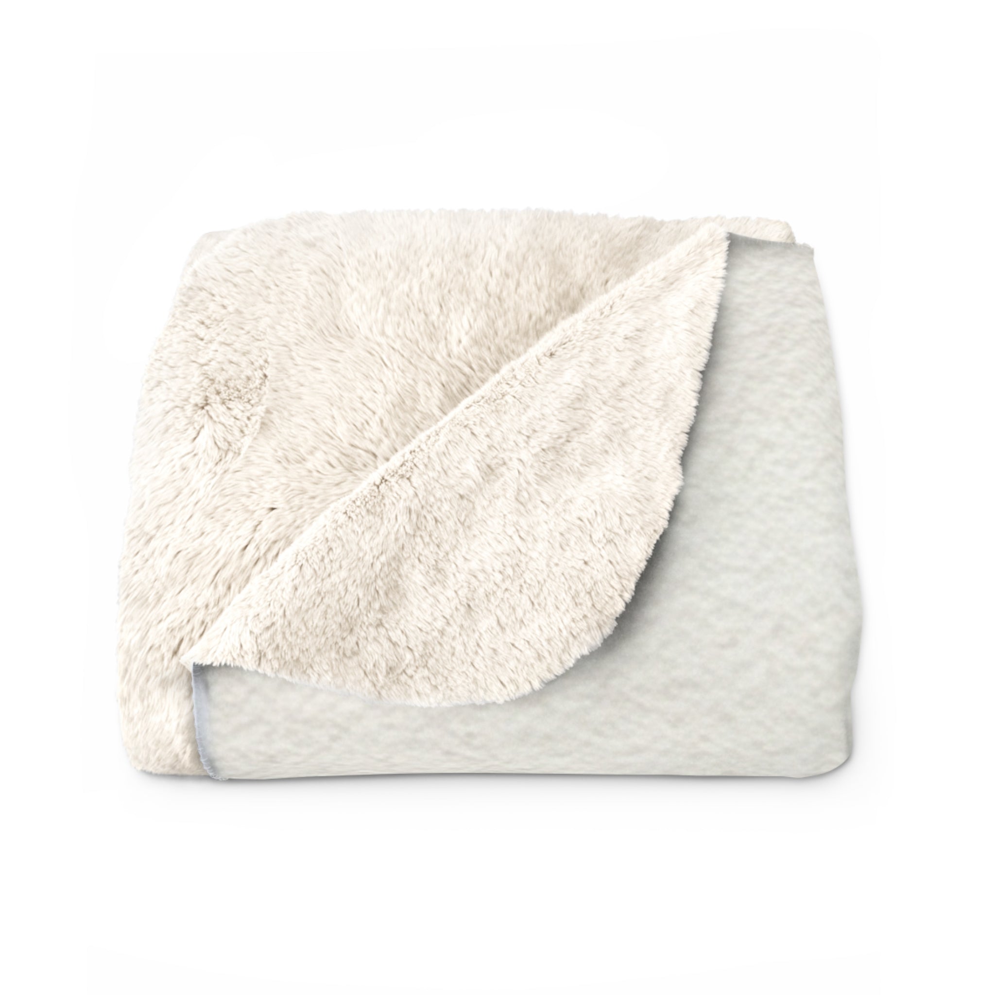 Custom Pet Portrait Blanket — Watercolor — Sherpa Fleece