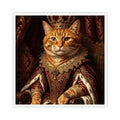 Custom Pet Portrait Stickers — Renaissance Royal — Kiss-Cut