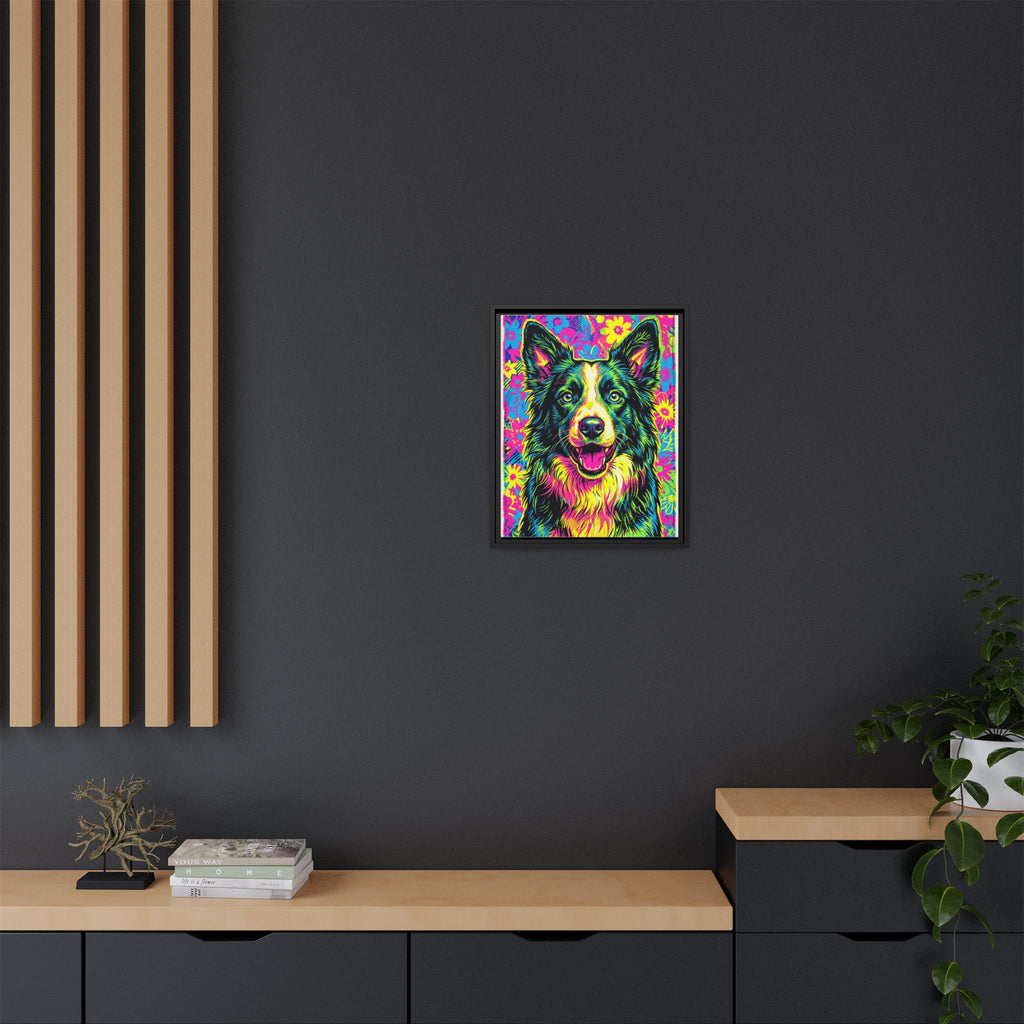 Custom Pet Portrait — Pop Art — Framed Canvas