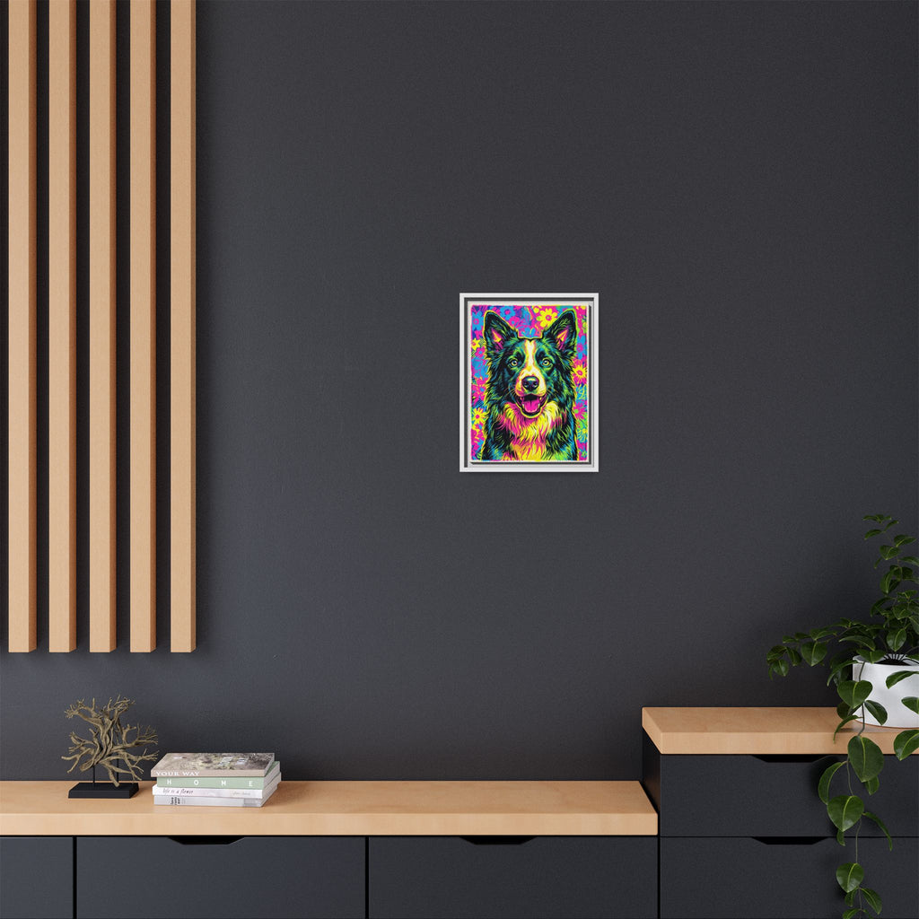 Custom Pet Portrait — Pop Art — Framed Canvas